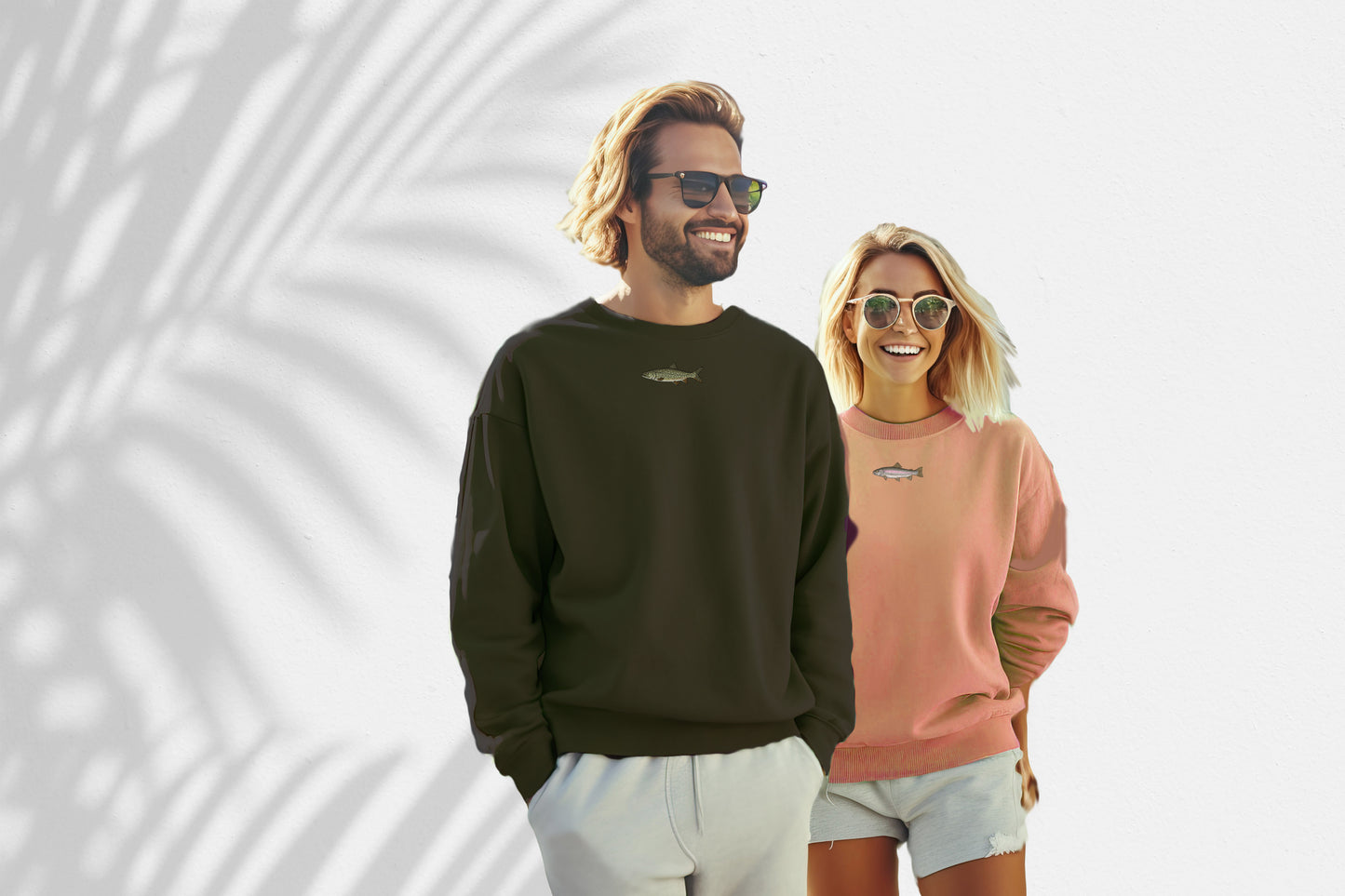 Steelhead Pink Crewneck COMFY FYSH